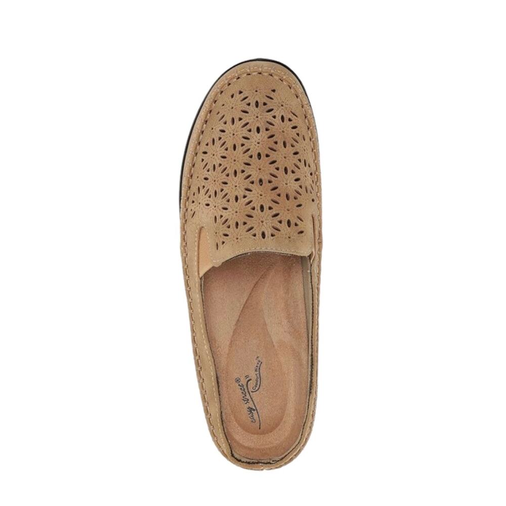 Easy Street Women's Kita Comfort Mules Beige Size 5 1/2 - Picture 5 of 6